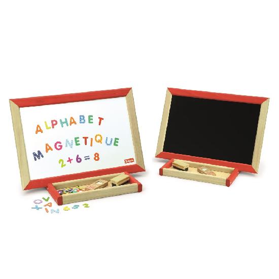 JEUJURA  BLACKBOARD 2-SIDED MULTI-ACTIVITY EASEL - baby enRoute