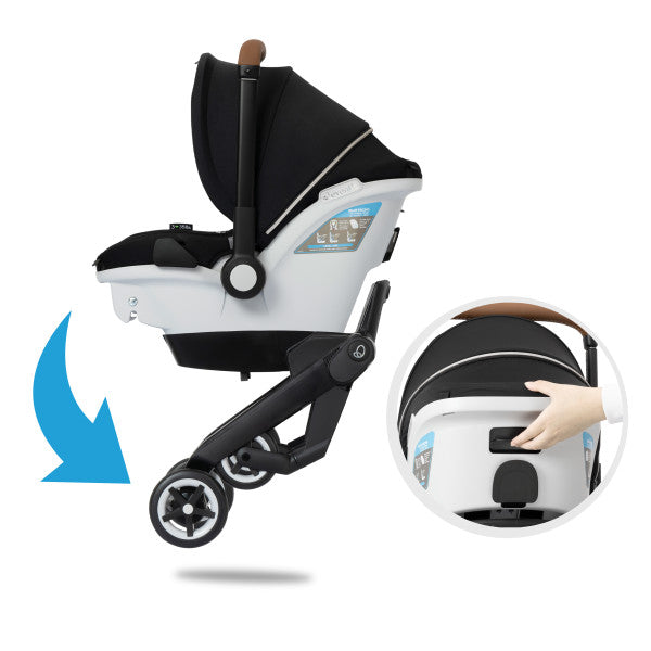 EVENFLO GOLD SHYFT DUALRIDE WITH CARRYALL STORAGE INFANT CAR SEAT AND STROLLER COMBO