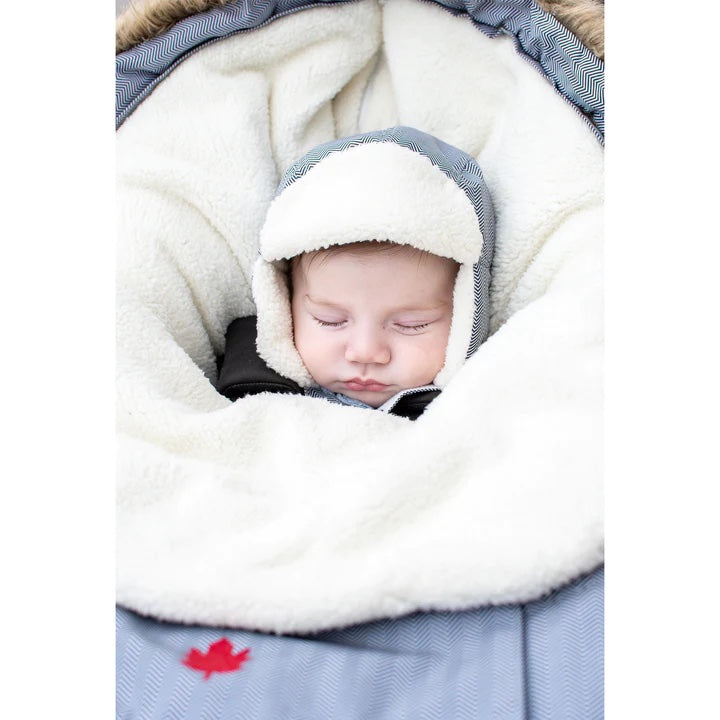 Juddlies Infant Car Seat/ Stroller Bag Salt And Pepper Grey