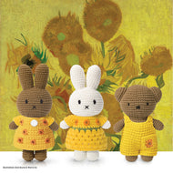 Just Dutch Melanie Van Gogh Inspired Sunflower Dress With Drape