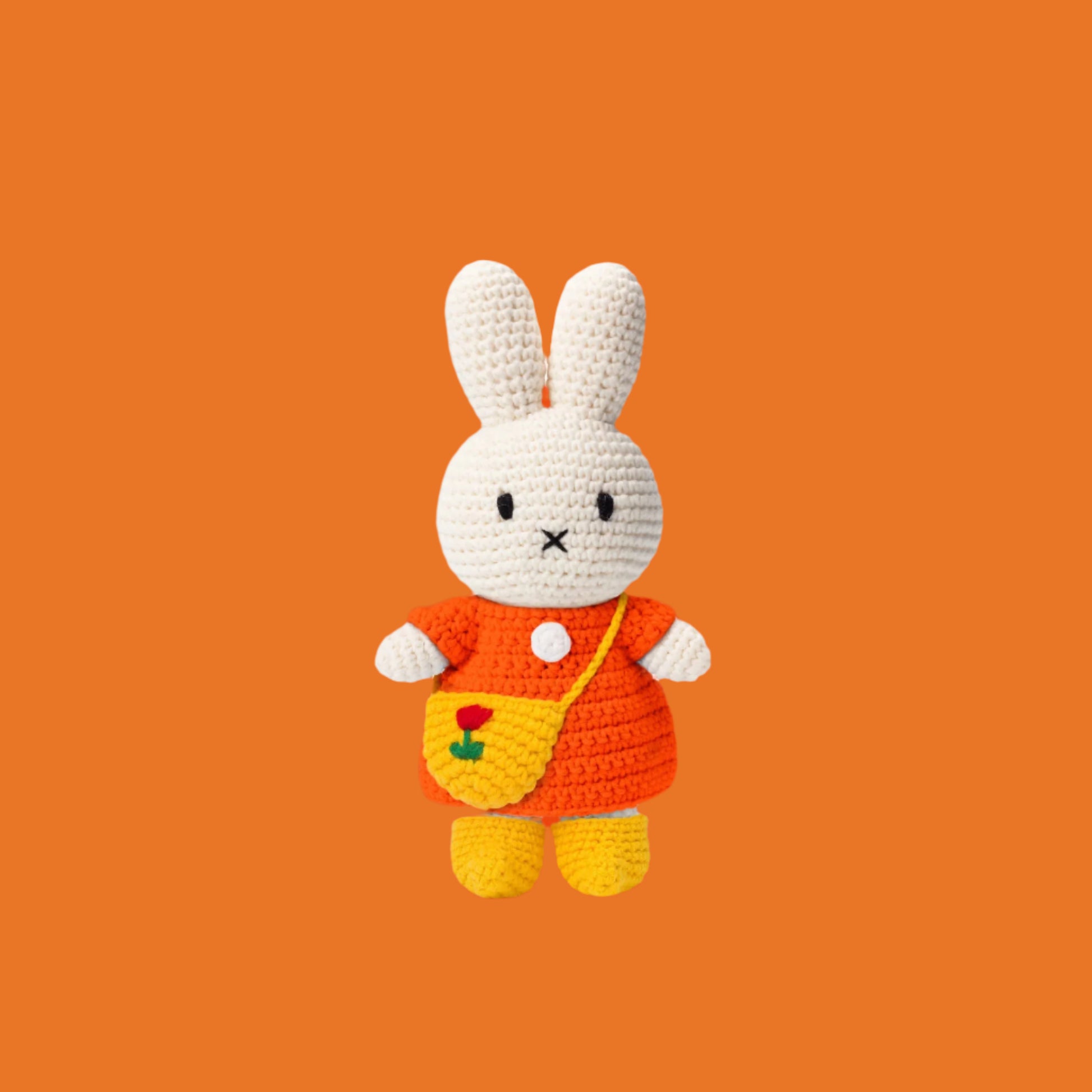Just Dutch Miffy And Her Tulip Bag Red Dress With Tulip Bag And Shoes
