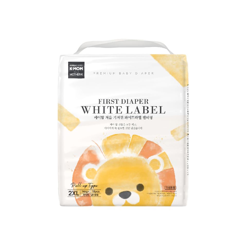 K-MOM FIRST DIAPER WHITELABEL PULL-UP PANTS 2XLARGE18PCS
