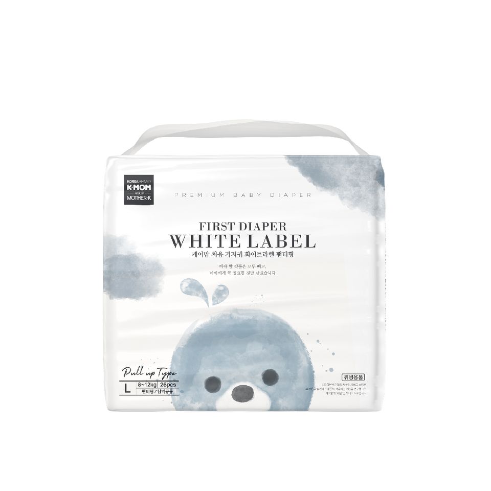 K-MOM FIRST DIAPER WHITELABEL PULL-UP PANTS LARGE26PCS