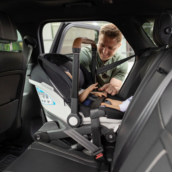 EVENFLO GOLD SHYFT DUALRIDE WITH CARRYALL STORAGE INFANT CAR SEAT AND STROLLER COMBO