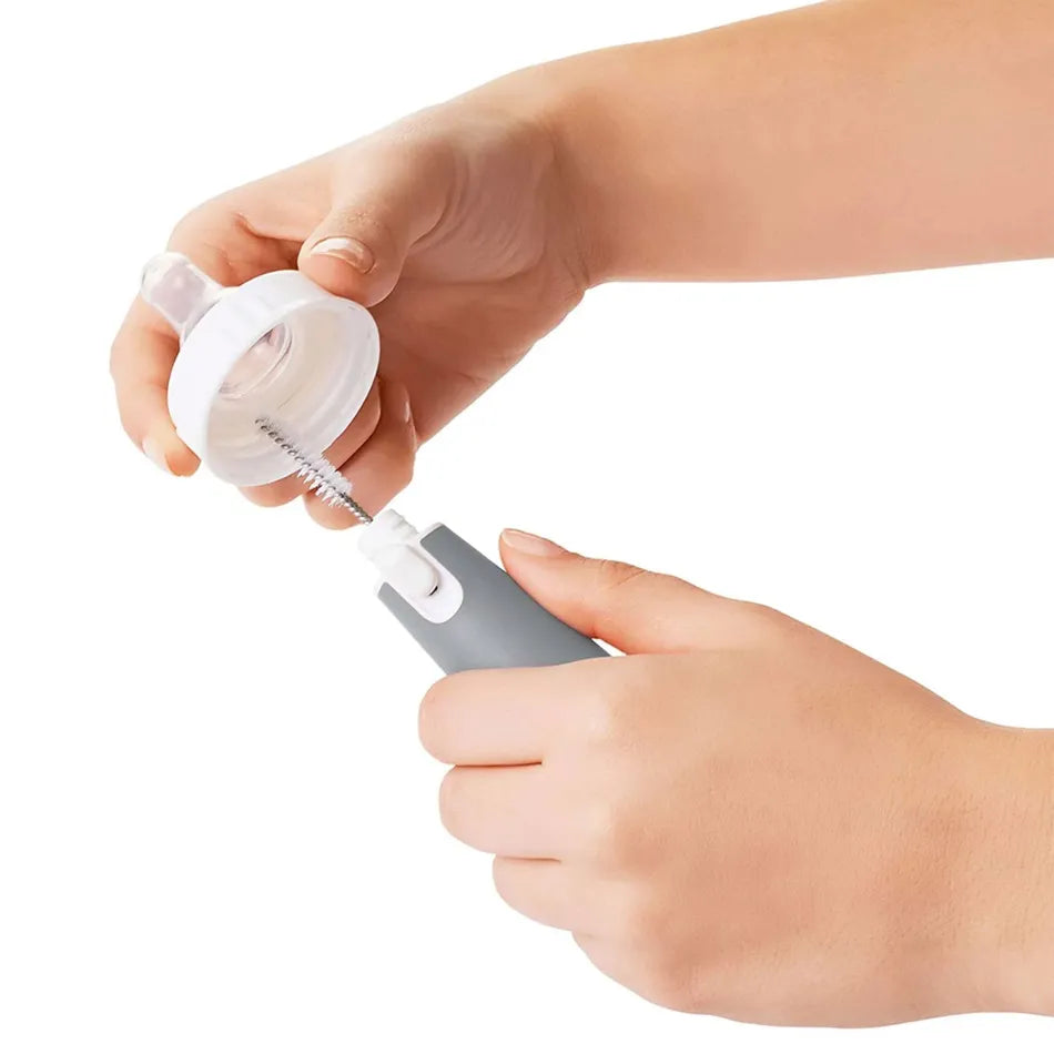 OXO TOT SOAP DISPENSING BOTTLE BRUSH W/STAND