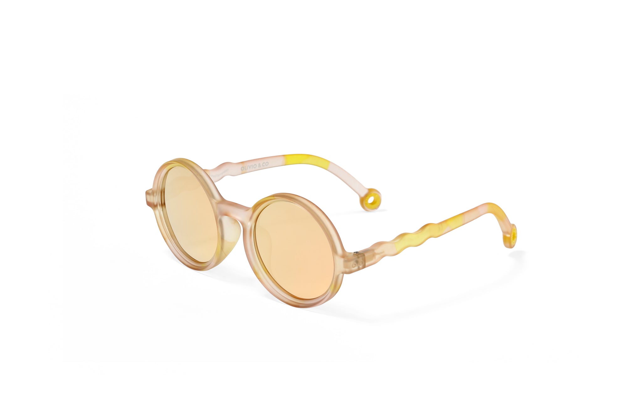 OLIVIO & CO ROUND CLASSIC SUNGLASSES TERRA COLLAGE 3-12Y
