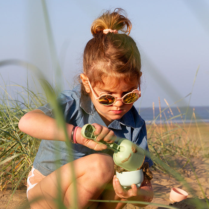 KI ET LA SUNGLASSES OURSON PEACH PINK
