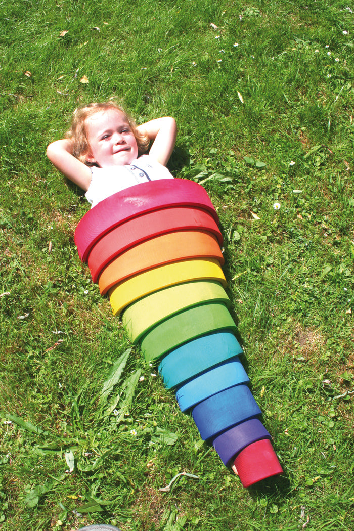 GRIMM'S BUILDING RAINBOW LARGE 12PC