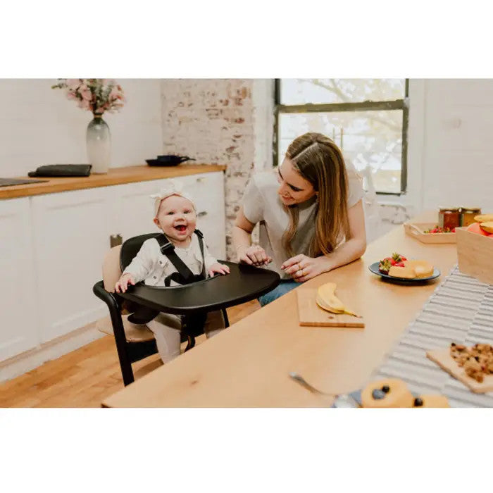 CYBEX LEMO 3-IN-1 HIGH CHAIR + LEARNING TOWER SET SAND BLACK