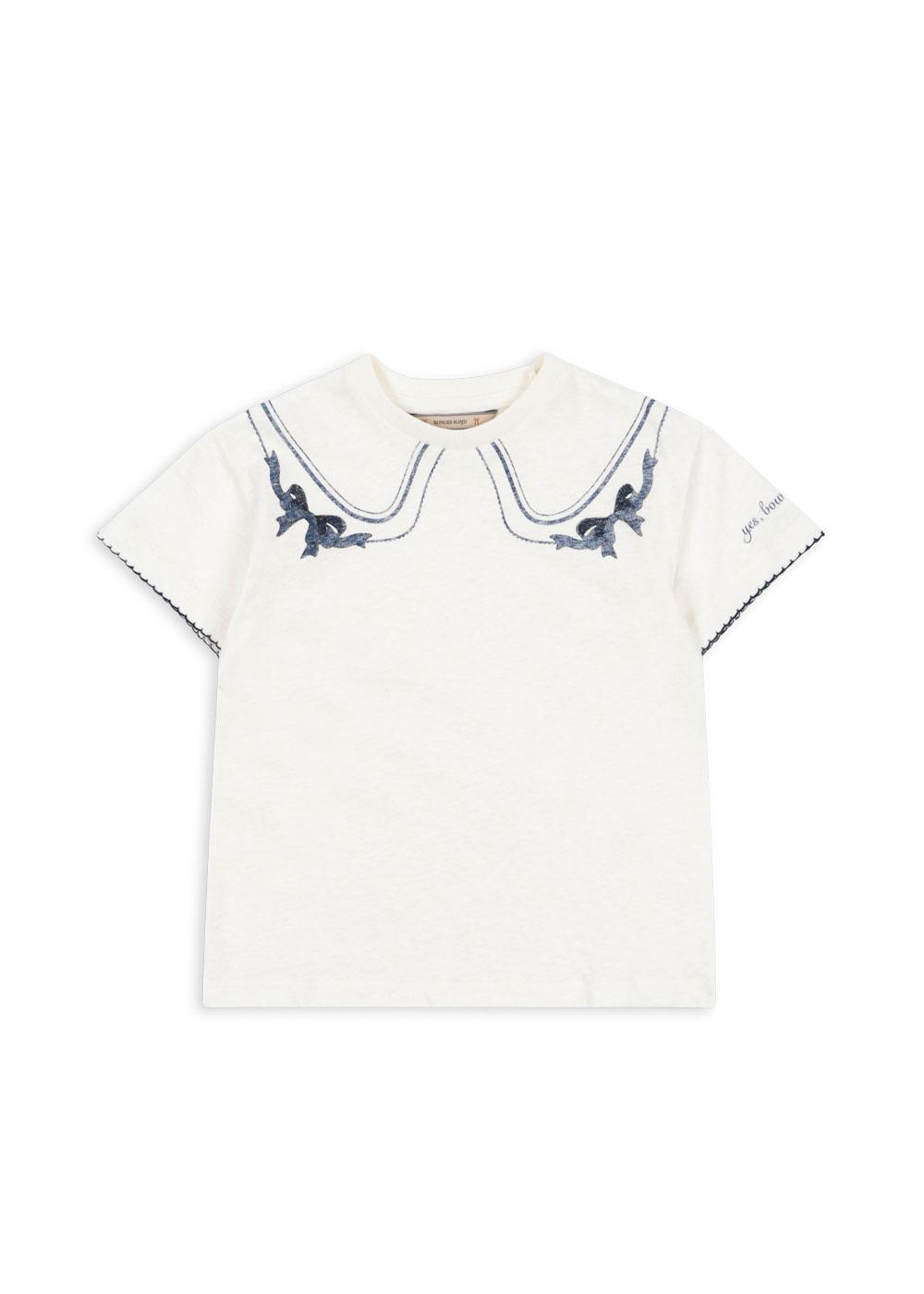 KONGES SLOJD ERA TEE OCS OFF WHITE/BOW COLLAR
