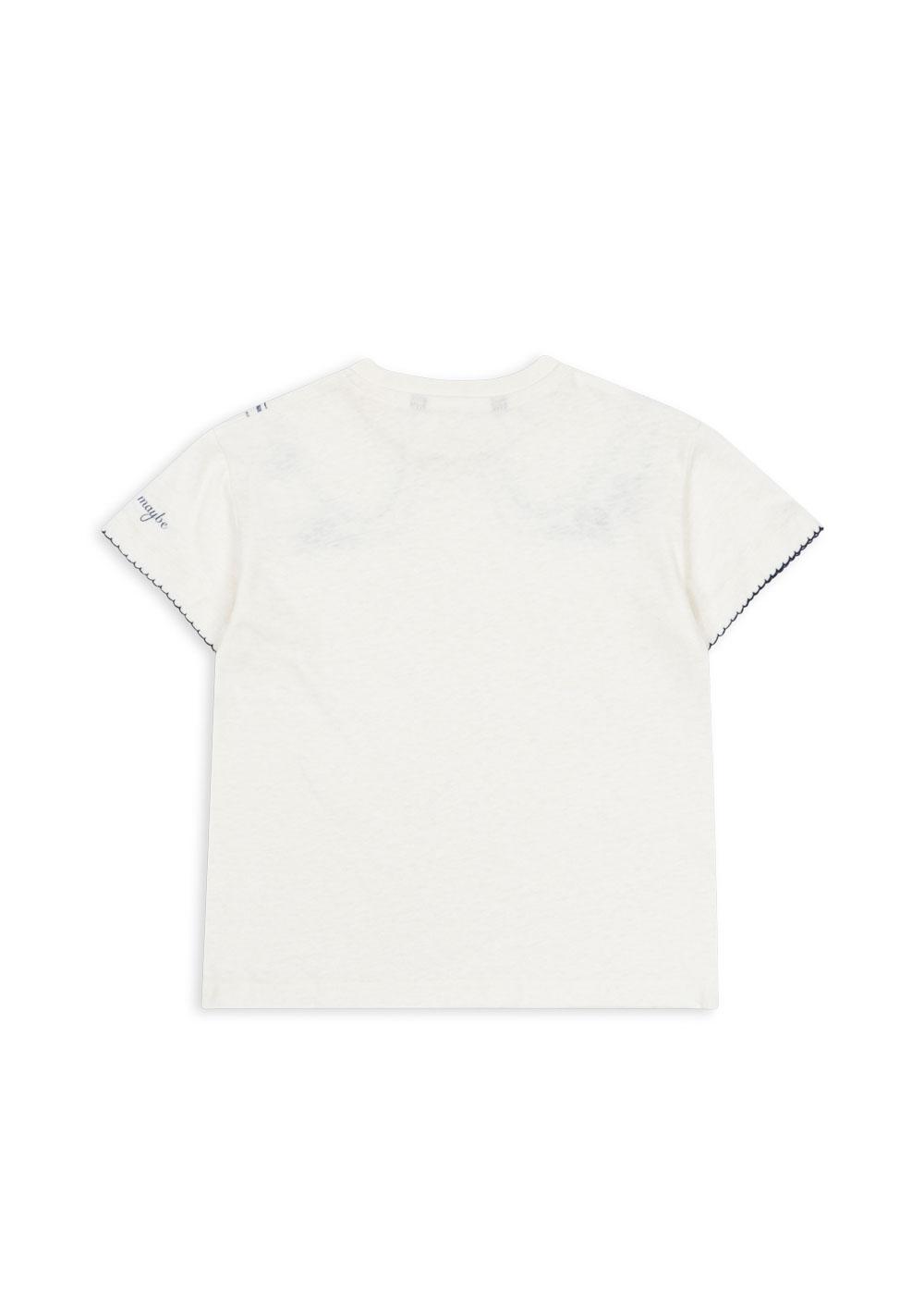 KONGES SLOJD ERA TEE OCS OFF WHITE/BOW COLLAR