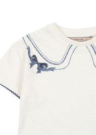 KONGES SLOJD ERA TEE OCS OFF WHITE/BOW COLLAR