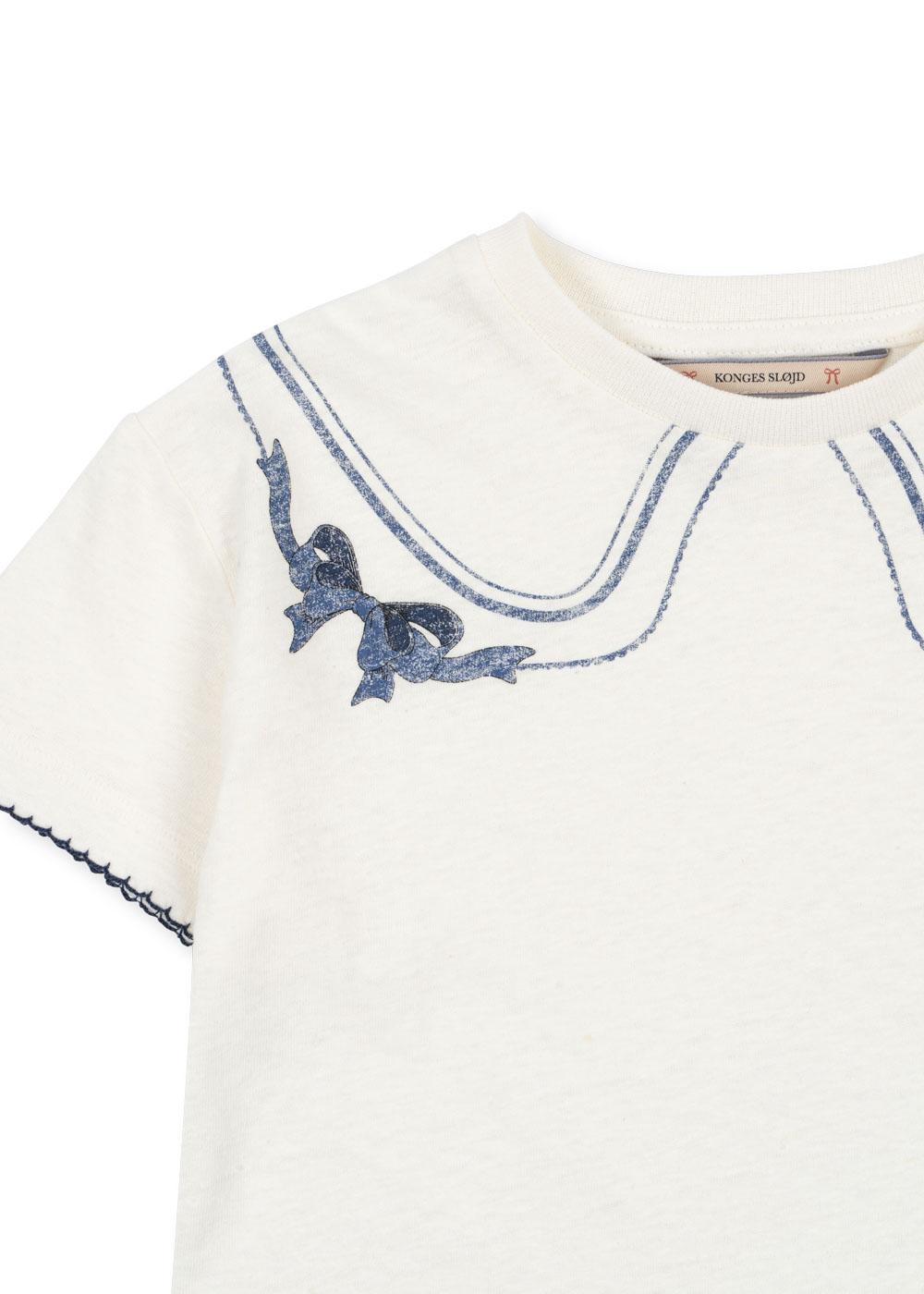 KONGES SLOJD ERA TEE OCS OFF WHITE/BOW COLLAR