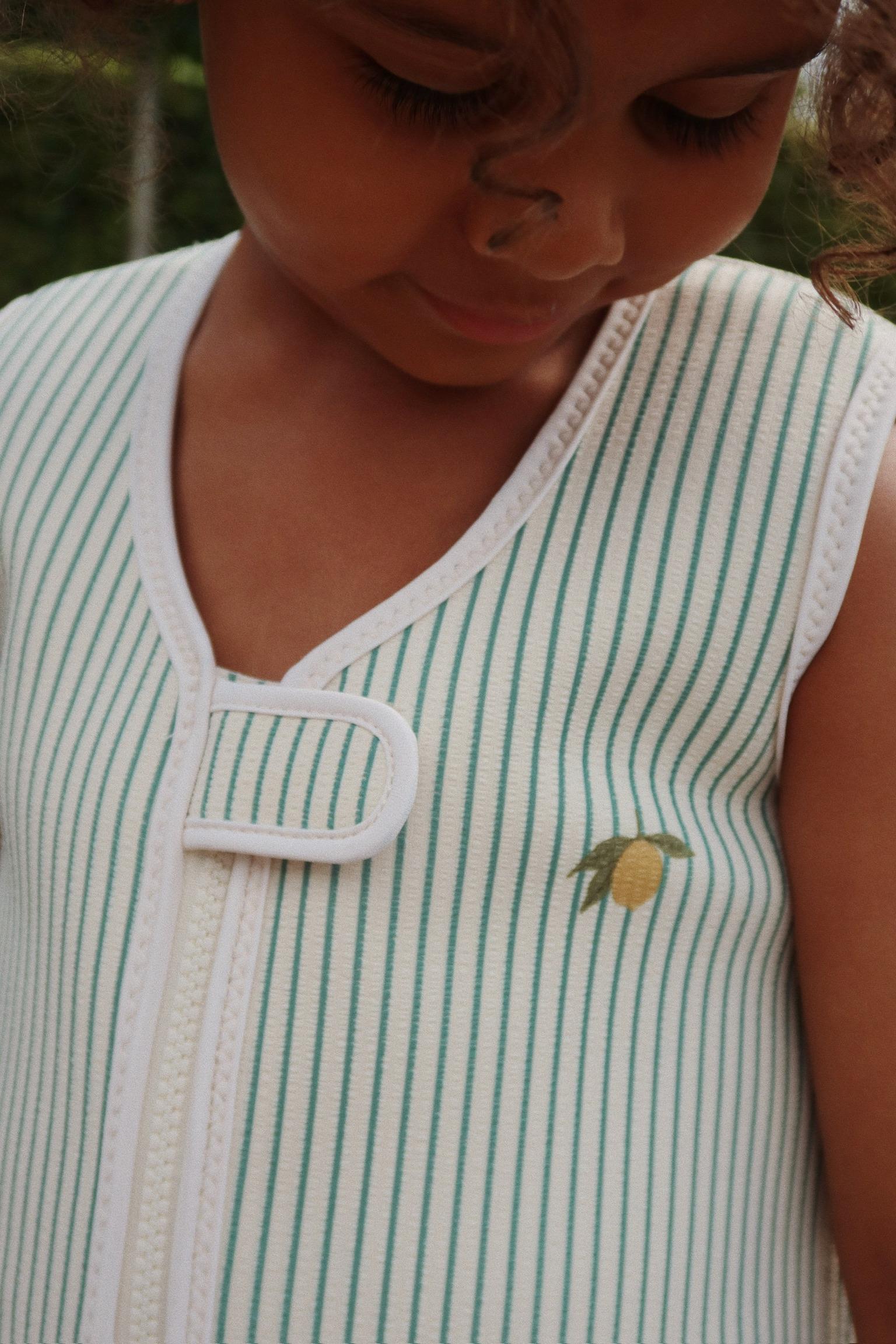 KONGES SLOJD ELLIS SWIM VEST TEA STRIPE