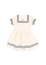 KONGES SLOJD ALLIE SAILOR DRESS GOTS OPTIC WHITE