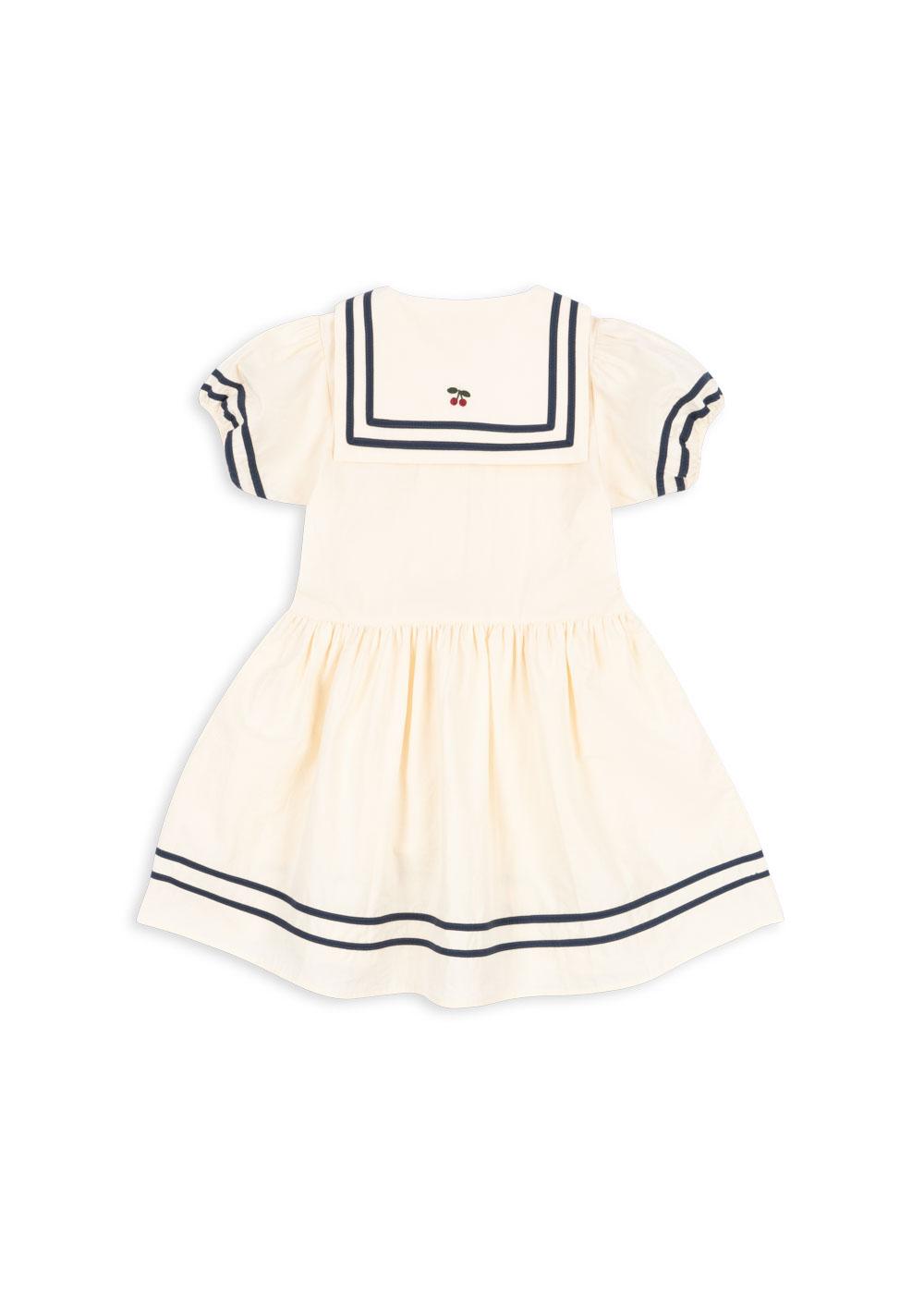 KONGES SLOJD ALLIE SAILOR DRESS GOTS OPTIC WHITE