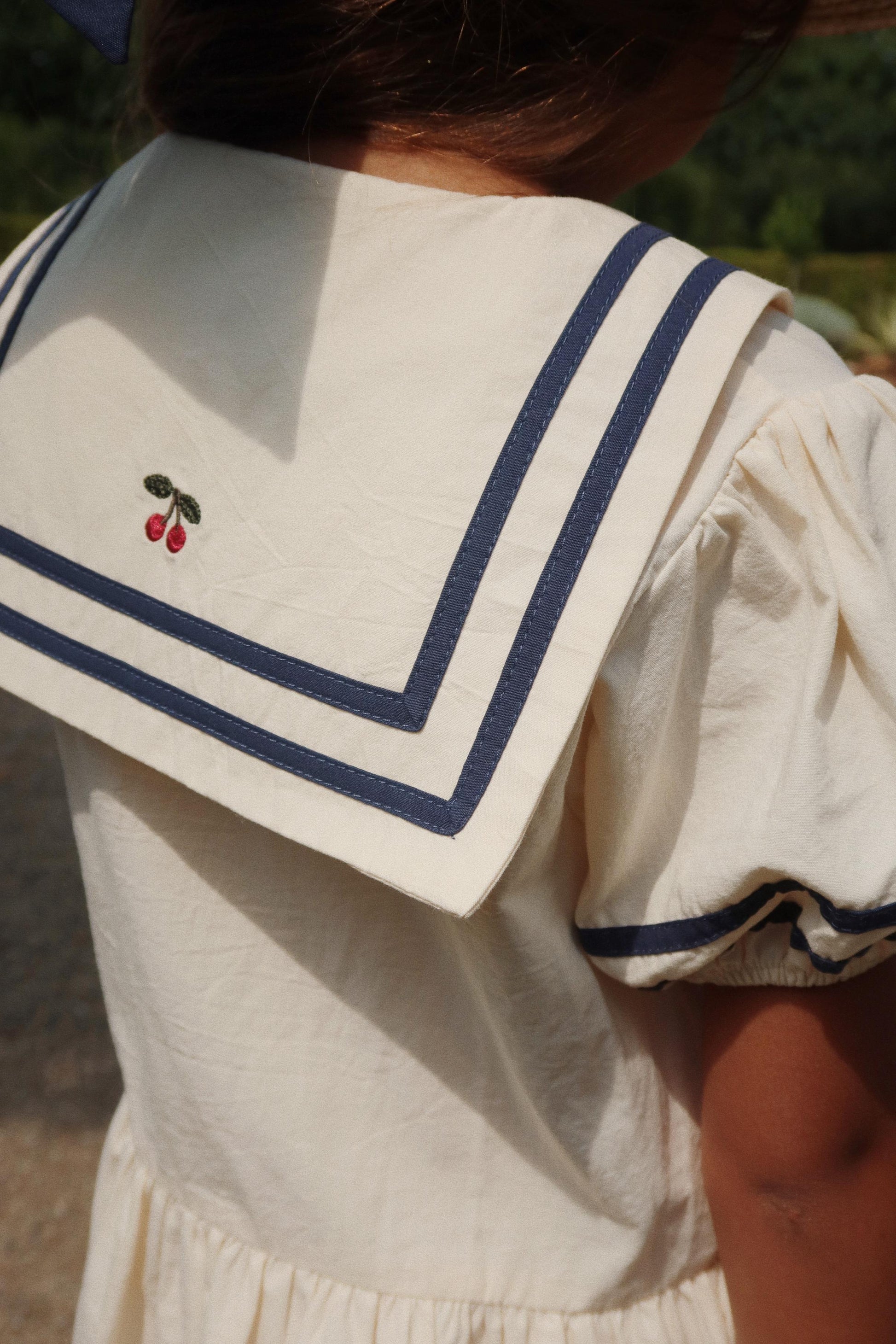 KONGES SLOJD ALLIE SAILOR DRESS GOTS OPTIC WHITE