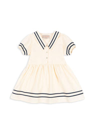KONGES SLOJD ALLIE SAILOR DRESS GOTS OPTIC WHITE