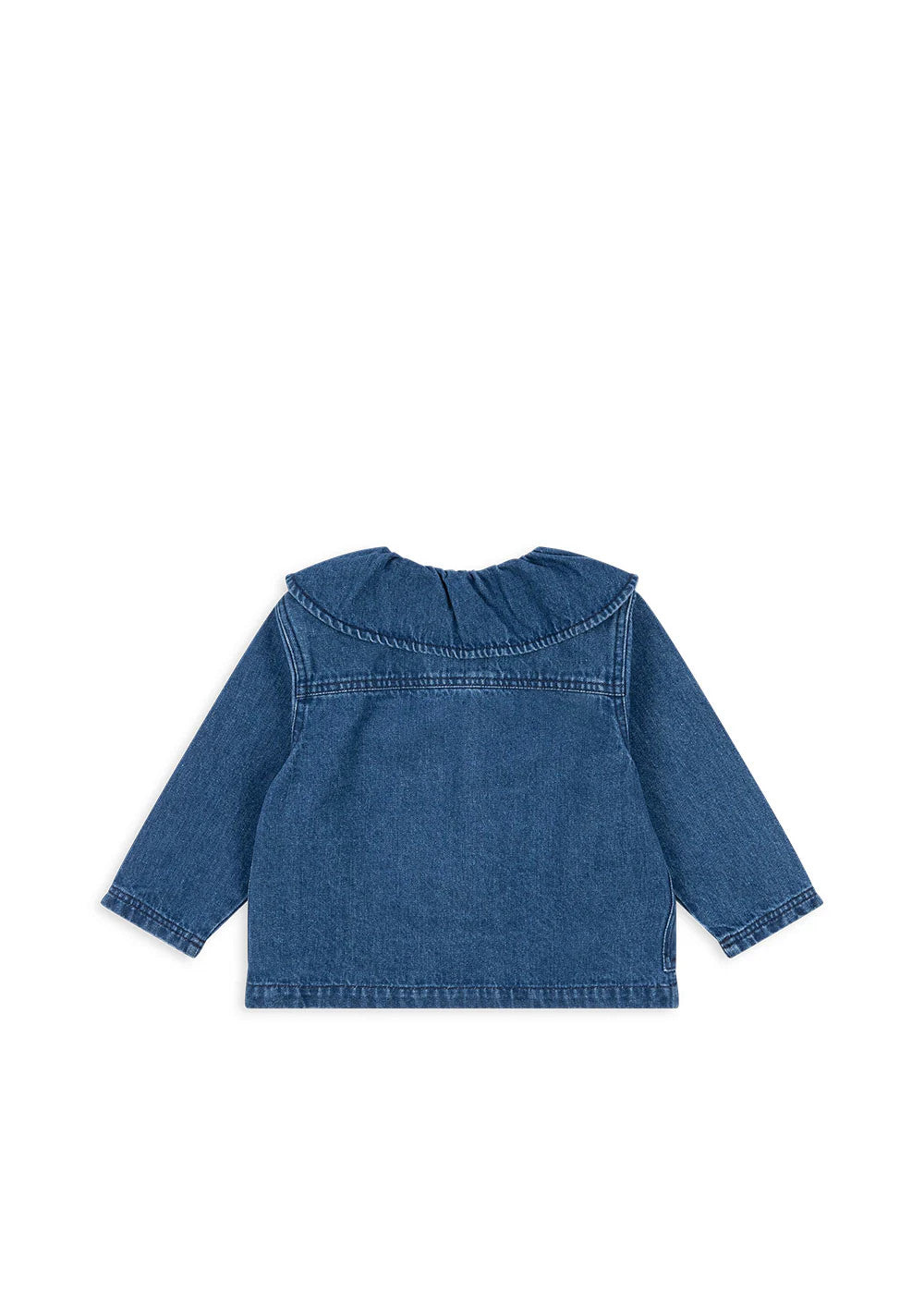 KONGES SLOJD DENIM SHIRT GOTS DENIM BLUE CHERRY