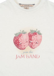 KONGES SLOJD ERA TEE OCS OFF WHITE/JAM