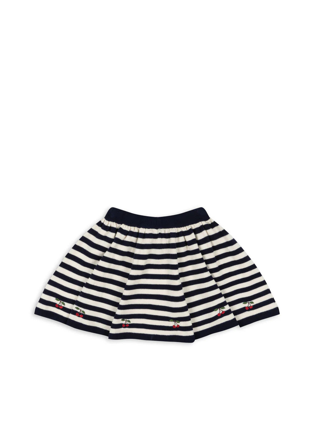 KONGES SLOJD VENTON COTTON KNIT SKIRT GOTS - NAVY STRIPE - baby enRoute