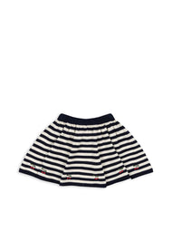 KONGES SLOJD VENTON COTTON KNIT SKIRT GOTS NAVY STRIPE