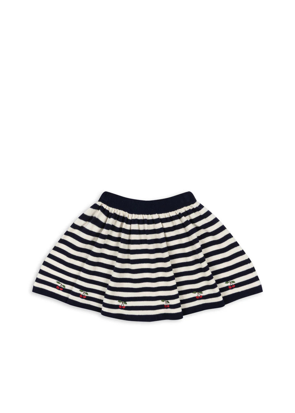 KONGES SLOJD VENTON COTTON KNIT SKIRT GOTS NAVY STRIPE
