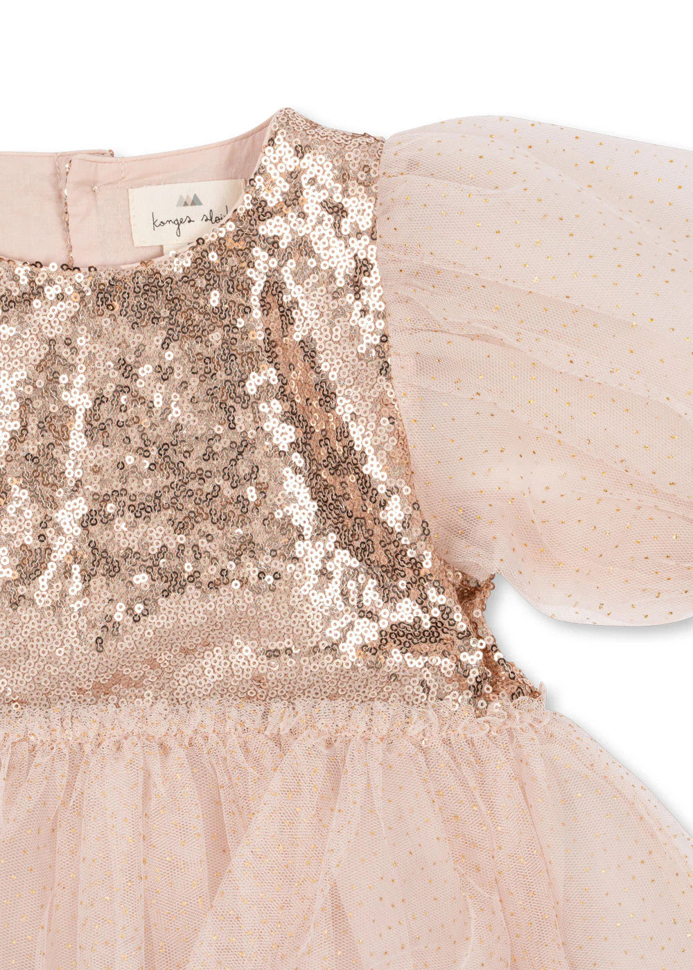 KONGES SLOJD MEI DRESS GOLD BLUSH