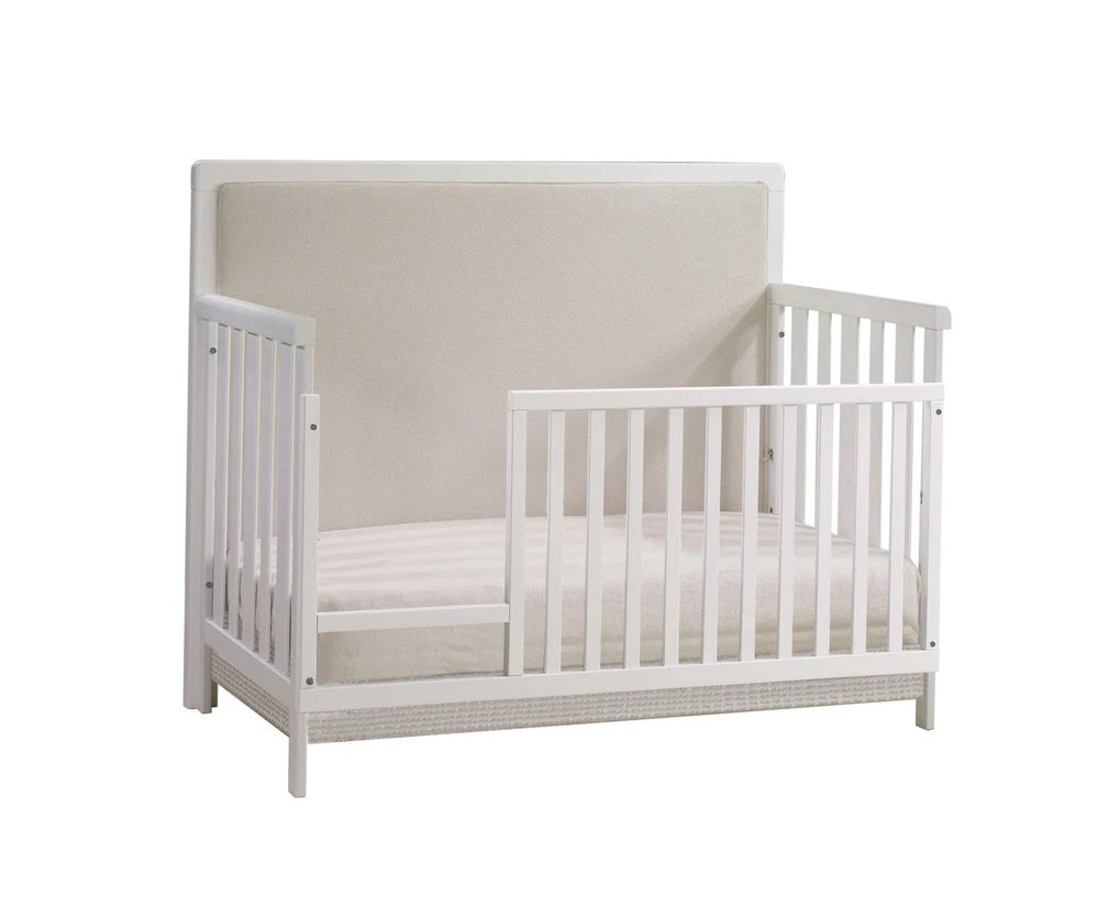 Natart Kyoto toddler gate crib, white