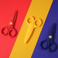 FLOWER MONACO KID'S PLASTIC SCISSORS FLOWER MONACO KID'S PLASTIC SCISSORS YELLOW