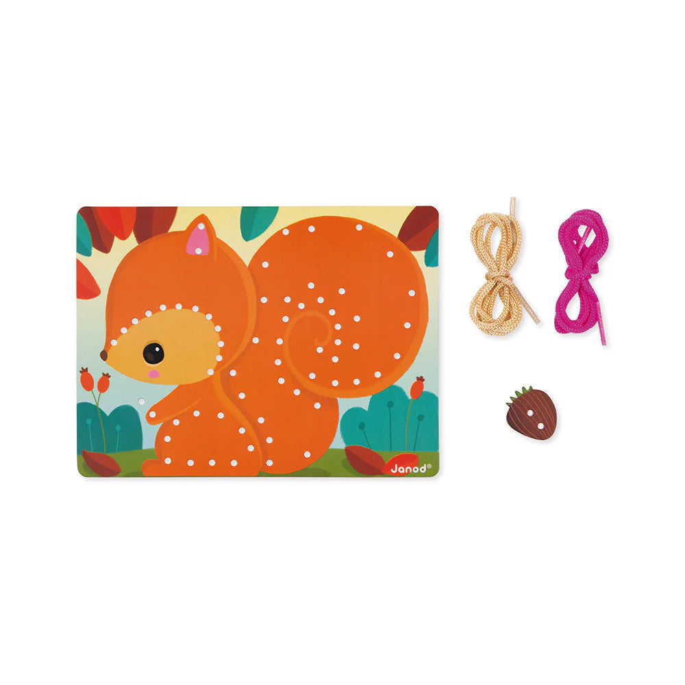 JANOD LACING GAME ANIMALS - baby enRoute