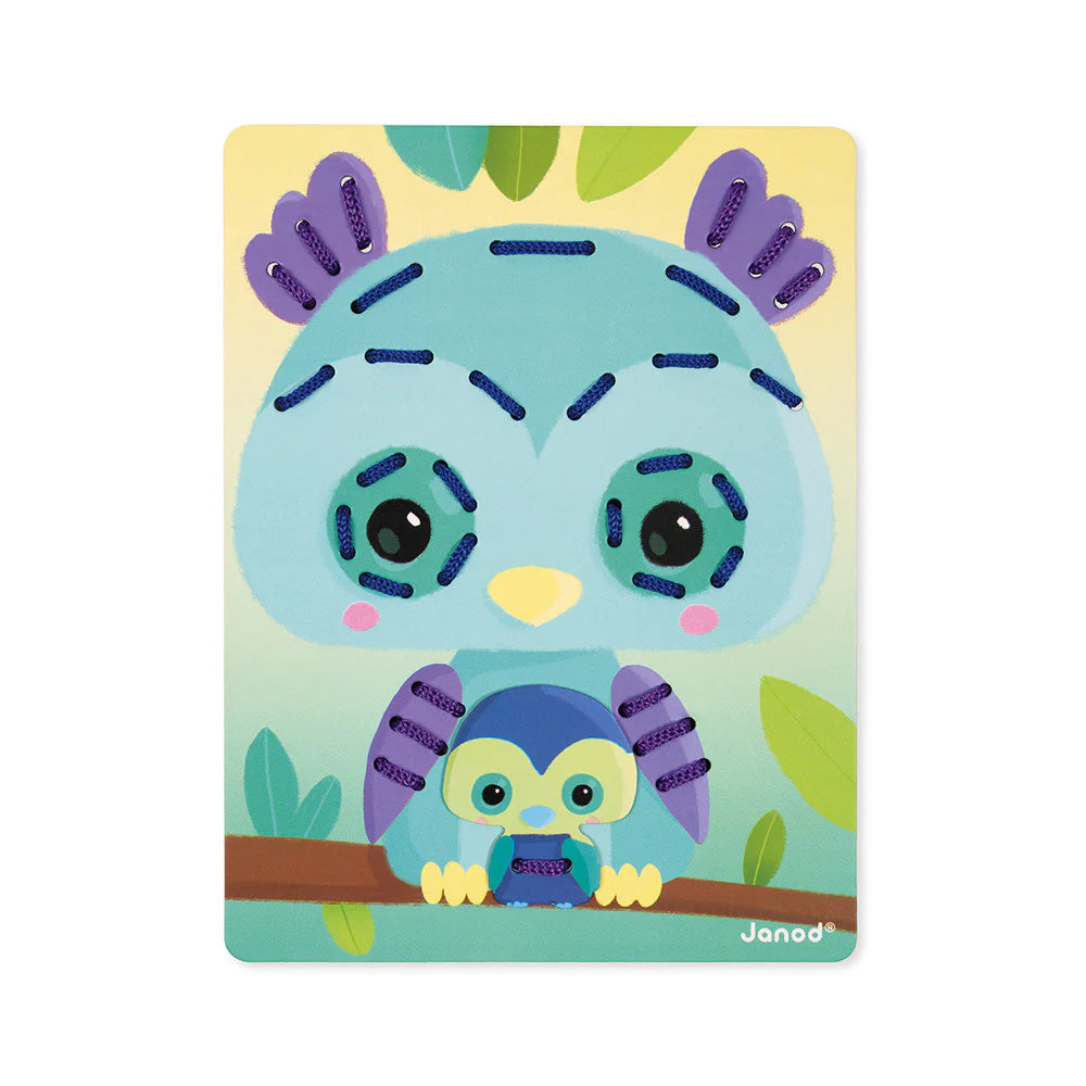 JANOD LACING GAME ANIMALS - baby enRoute