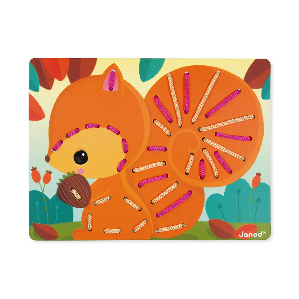 JANOD LACING GAME ANIMALS - baby enRoute
