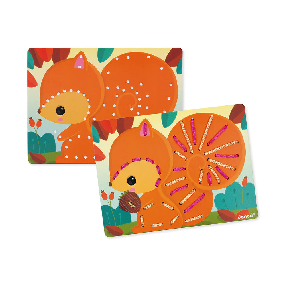 JANOD LACING GAME ANIMALS - baby enRoute