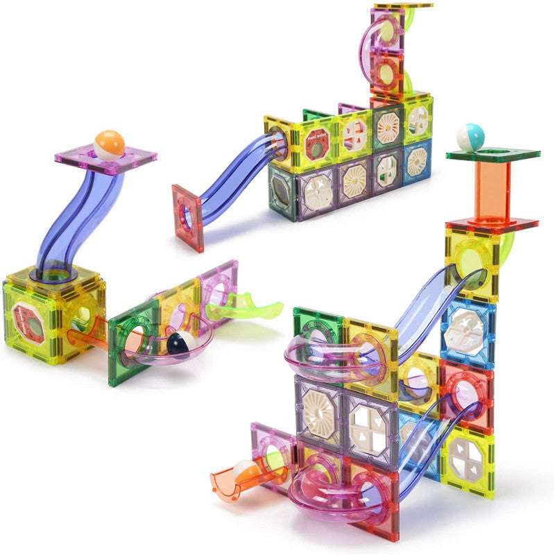 Cute Stone Magnetic Tiles Magnetic Blocks Building Toys 85pcs