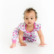 LITTLE SLEEPIES BAMBOO PAJAMA SET PLUM