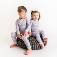 LITTLE SLEEPIES BAMBOO PAJAMA SET CLOUDS