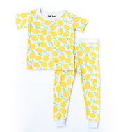 LITTLE SLEEPIES BAMBOO PAJAMA SET LEMONS