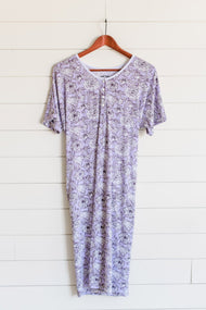 LITTLE SLEEPIES BAMBOO PAJAMA SET WOMEN'S PEONIES