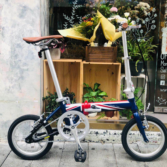 London Taxi Folding 14-Inch Aluminum Lightweight Bicycle