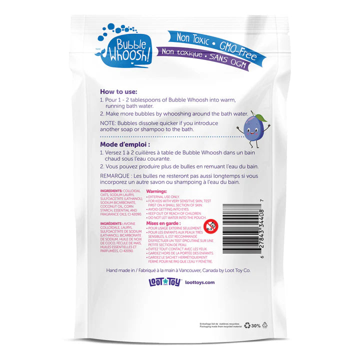 LOOT TOY CO FOAMING BATH POWDER PLUM