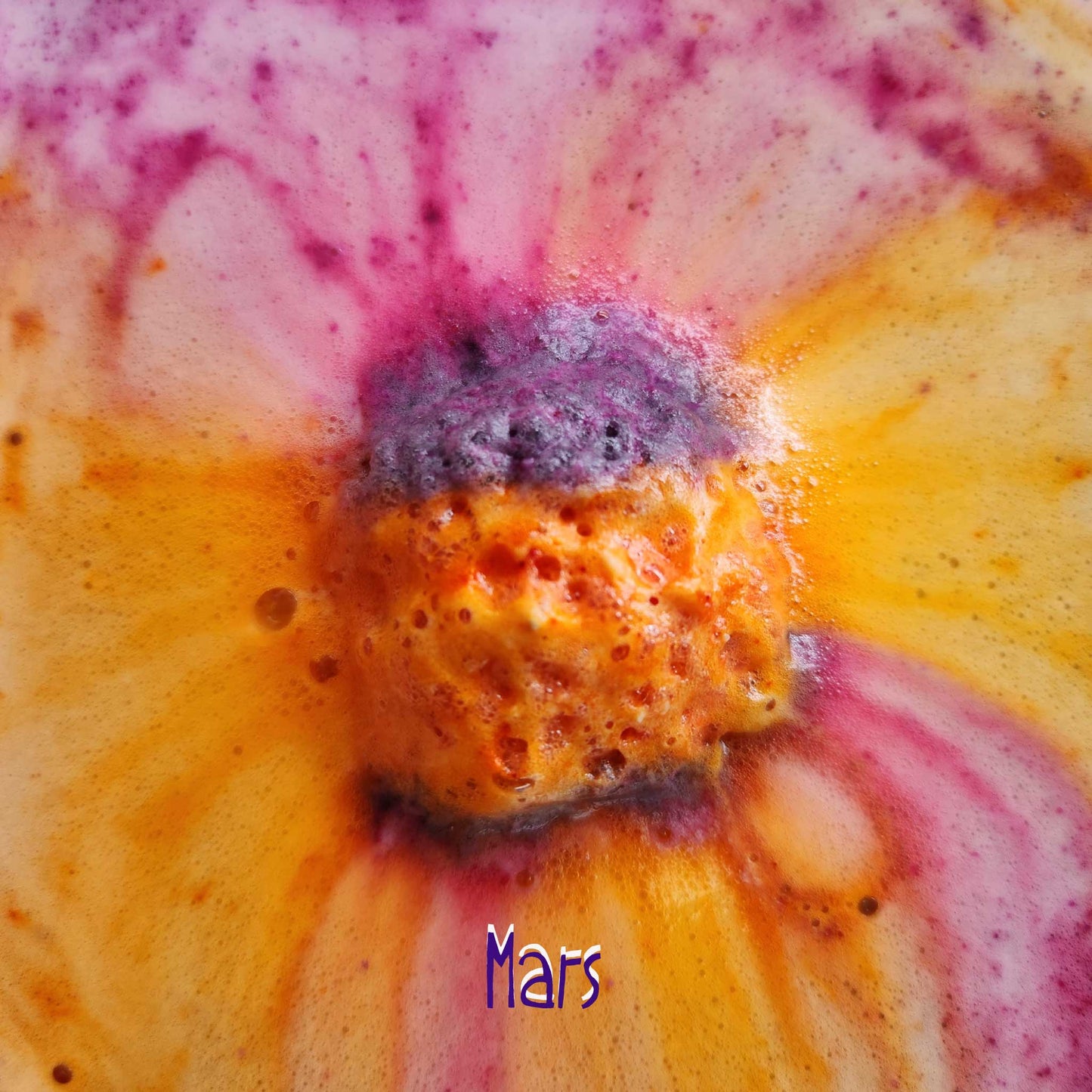 Loot Toy Co Galaxy Bombs Gift Pack bath bombs, set of 3 in pink, orange and purple swirls
