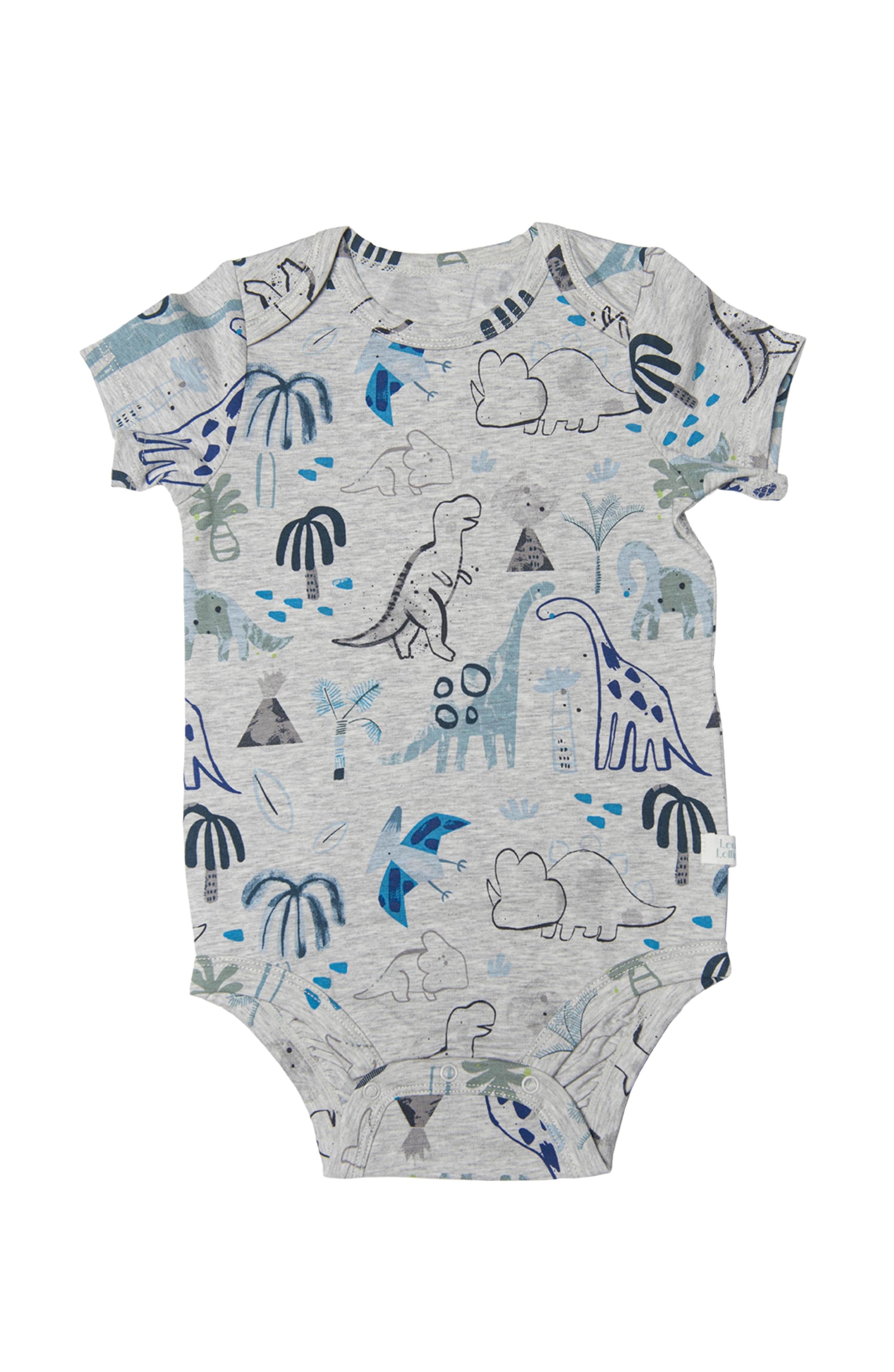 LOULOU LOLLIPOP BABY BODYSUIT DINOSAURS