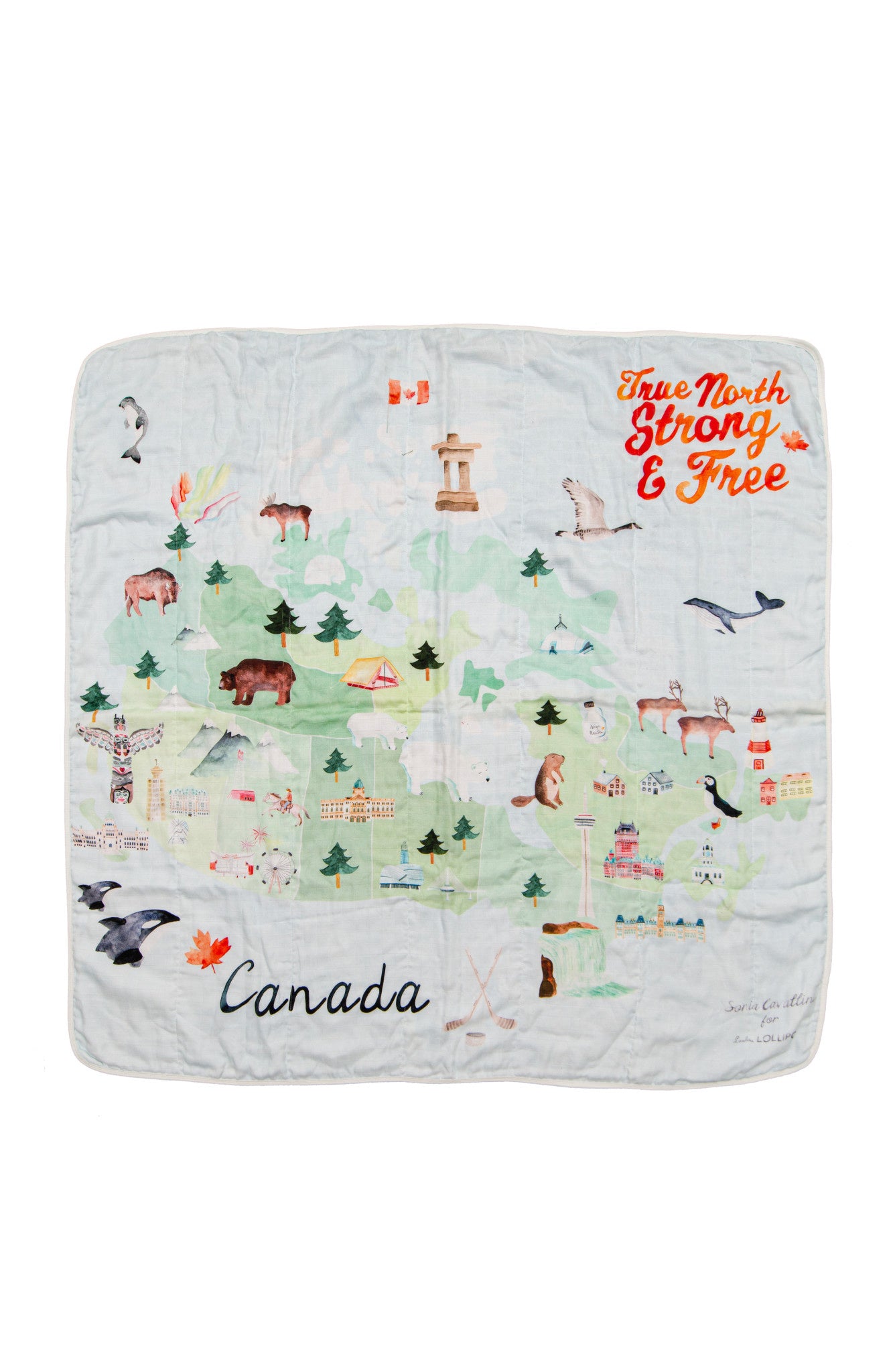 LOULOU LOLLIPOP MUSLIN SWADDLE