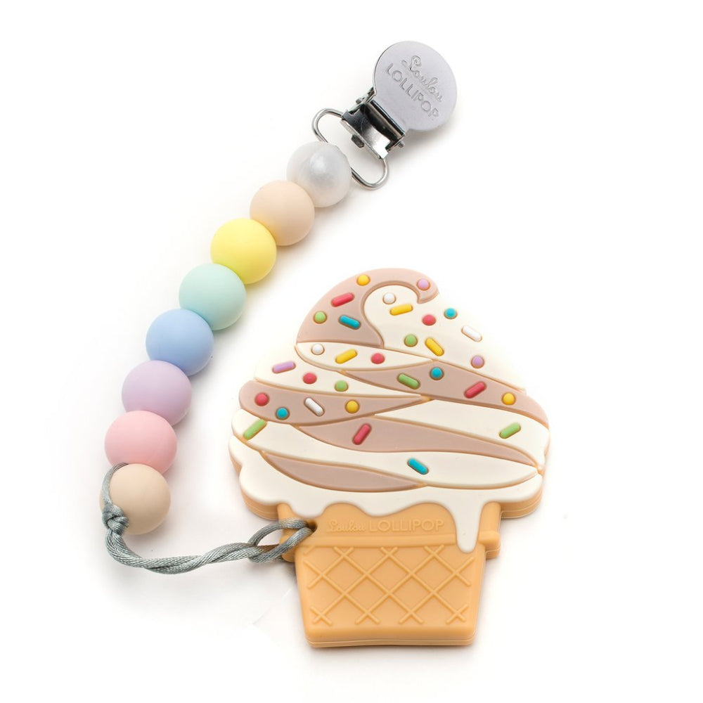 Loulou Lollipop Pacifier Clip Teether Set