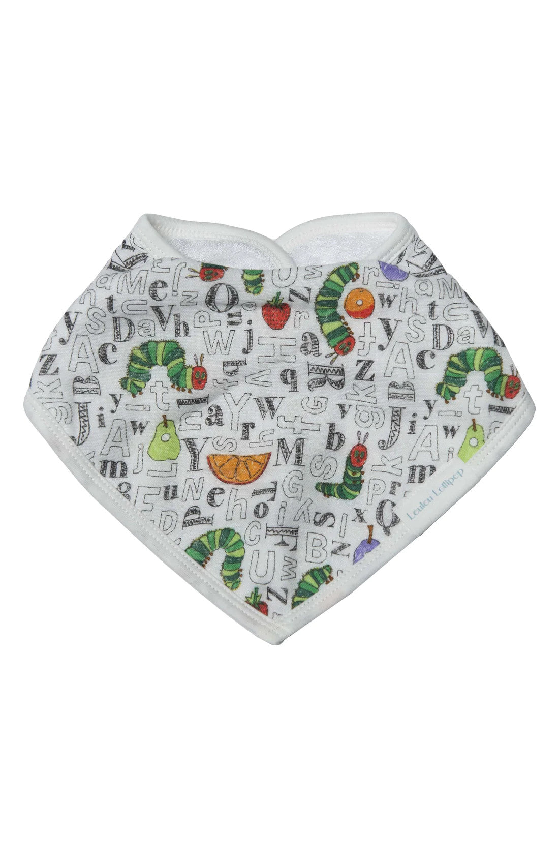 Loulou Lollipop Eric Carle Bandana Bib-Alphabet