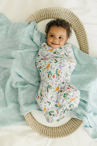 Loulou Lollipop Eric Carle Muslin Swaddle Multi Color