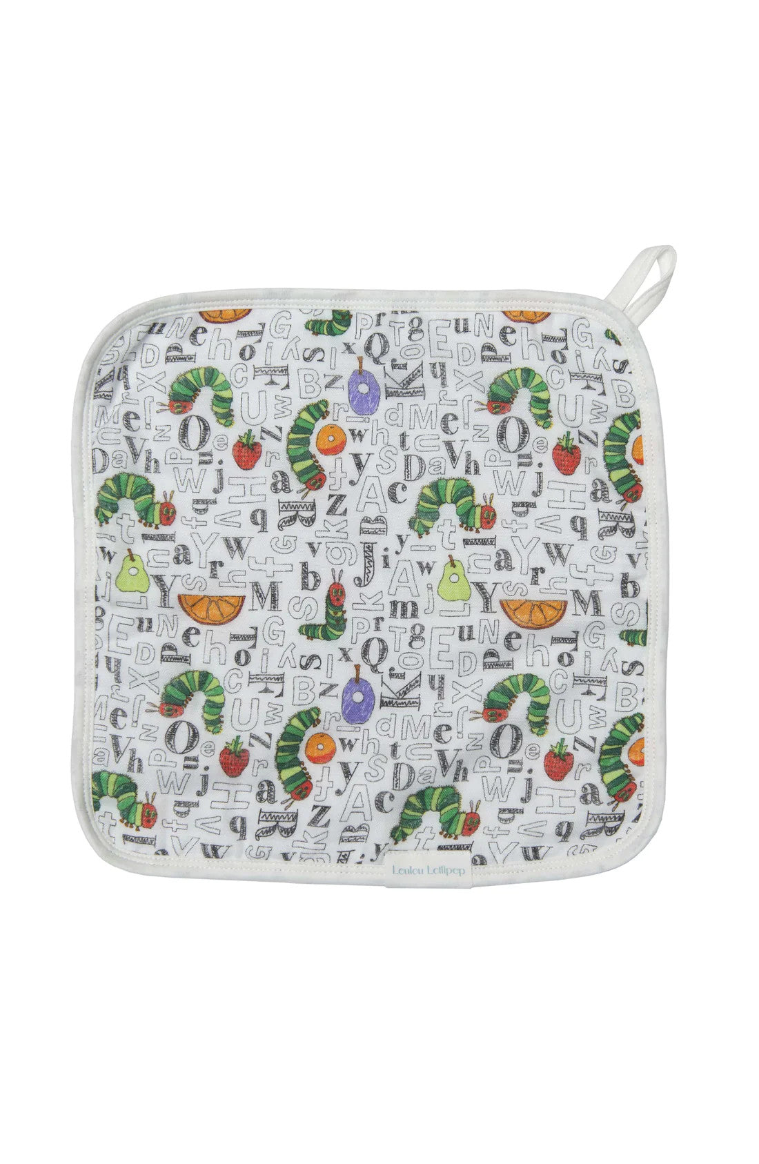 LOULOU LOLLIPOP ERIC CARLE WASHCLOTH SET ALPHABET - baby enRoute
