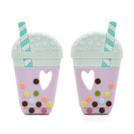 LOULOU LOLLIPOP TARO BUBBLE TEA SILICONE TEETHER SINGLE