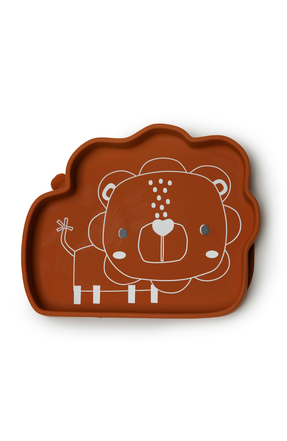 LOULOU LOLLIPOP BORN TO BE WILD SILICONE SNACK PLATE